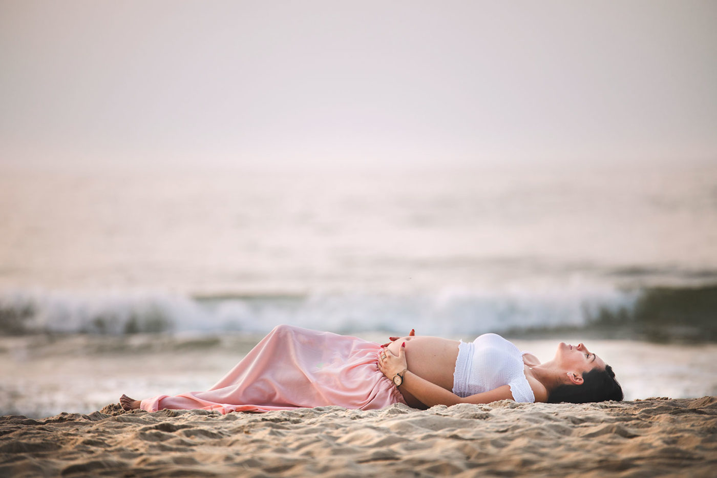 Sesja ciążowa nad morzem 4