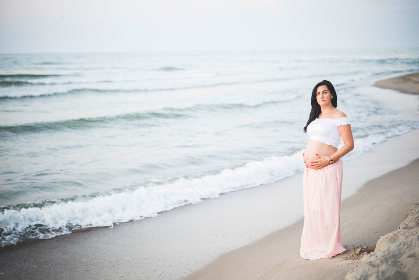 Sesja ciążowa nad morzem 5