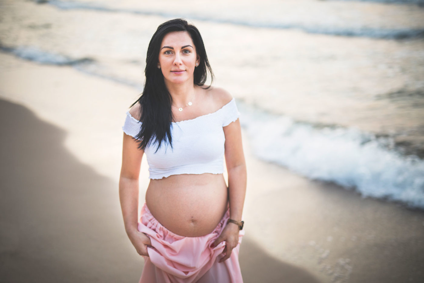 Sesja ciążowa nad morzem 4