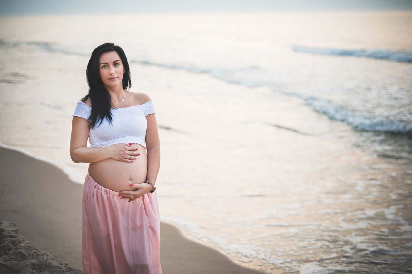 Sesja ciążowa nad morzem 2