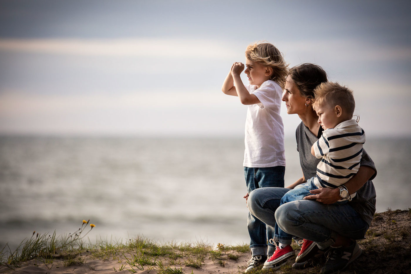 Sesja rodzinna w okolicach Ustki - Orzechowo